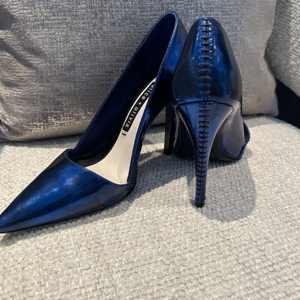 Heels!! Alice + Olivia “Makayla” Pumps – Sapphire Blue (Size 36.5/US 6.5)